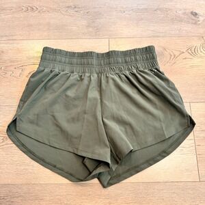 DSG Olive Green Athletic Running Shorts XSmall XS Elastic Waist Built in‎ Liner